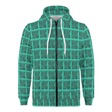 Load image into Gallery viewer, Mens All Over Print Zip Up Hoodie