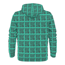 Load image into Gallery viewer, Mens All Over Print Zip Up Hoodie