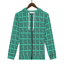 Load image into Gallery viewer, Mens All Over Print Zip Up Hoodie