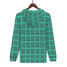 Load image into Gallery viewer, Mens All Over Print Zip Up Hoodie