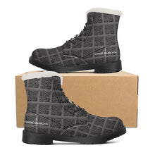 Load image into Gallery viewer, Mens Faux Fur Leather Boots