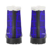 Load image into Gallery viewer, Mens Faux Fur Leather Boots