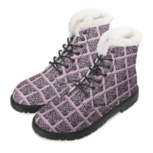 Load image into Gallery viewer, Womens Faux Fur Leather Boots