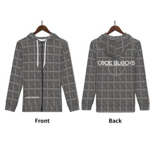 Load image into Gallery viewer, Mens All Over Print Zip Up Hoodie