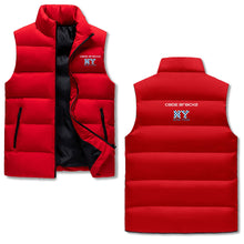 Load image into Gallery viewer, Mens Warm Stand Collar Zip Up Puffer Vest