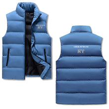 Load image into Gallery viewer, Mens Warm Stand Collar Zip Up Puffer Vest