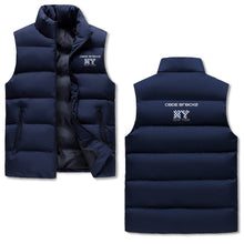 Load image into Gallery viewer, Mens Warm Stand Collar Zip Up Puffer Vest
