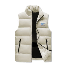 Load image into Gallery viewer, Mens Warm Stand Collar Zip Up Puffer Vest