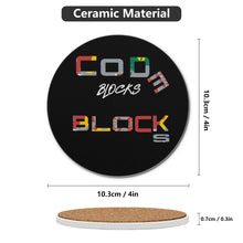 Load image into Gallery viewer, Round Ceramic Coasters