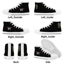 Load image into Gallery viewer, Kids High Top Canvas Shoes