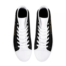 Load image into Gallery viewer, Mens Printed + Embroidered High Top Canvas Shoes