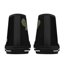 Load image into Gallery viewer, Mens Printed + Embroidered High Top Canvas Shoes