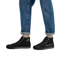 Load image into Gallery viewer, Mens Printed + Embroidered High Top Canvas Shoes