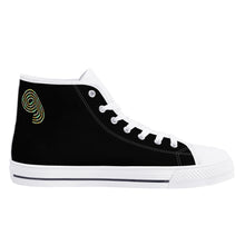 Load image into Gallery viewer, Mens Printed + Embroidered High Top Canvas Shoes