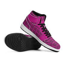 Load image into Gallery viewer, Womens Premium High Top Leather Sneakers