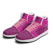 Load image into Gallery viewer, Womens Premium High Top Leather Sneakers