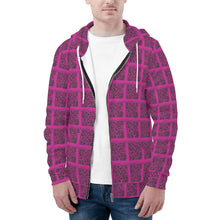 Load image into Gallery viewer, Mens All Over Print Classic Zip Hoodie