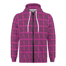 Load image into Gallery viewer, Mens All Over Print Classic Zip Hoodie