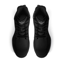 Load image into Gallery viewer, Womens High Top Leather Chunky Sneakers