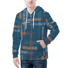 Load image into Gallery viewer, Mens All Over Print Classic Zip Hoodie