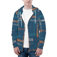 Load image into Gallery viewer, Mens All Over Print Classic Zip Hoodie