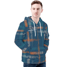 Load image into Gallery viewer, Mens All Over Print Classic Zip Hoodie