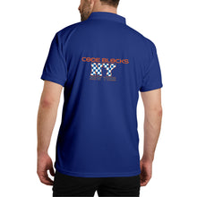 Load image into Gallery viewer, Unisex Half printed Cotton Polo Shirt