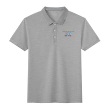 Load image into Gallery viewer, Unisex Half printed Cotton Polo Shirt