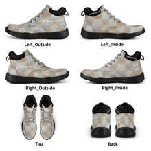 Load image into Gallery viewer, Mens High Top Leather Chunky Sneakers