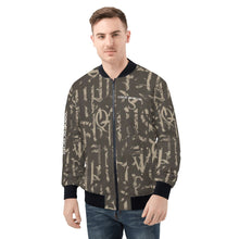 Load image into Gallery viewer, Mens All Over Print Zip Bomber Jacket