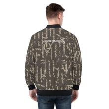 Load image into Gallery viewer, Mens All Over Print Zip Bomber Jacket