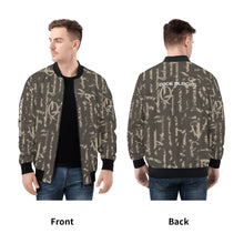 Load image into Gallery viewer, Mens All Over Print Zip Bomber Jacket