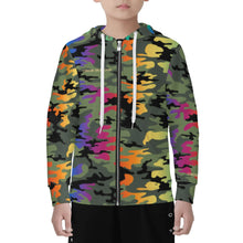 Load image into Gallery viewer, Children ALL Over Print Zip Hoodie