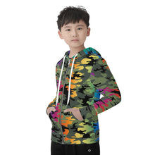 Load image into Gallery viewer, Children ALL Over Print Zip Hoodie