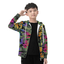 Load image into Gallery viewer, Children ALL Over Print Zip Hoodie