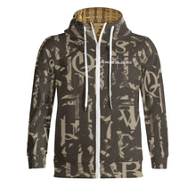 Load image into Gallery viewer, Adult Full Zip Turtleneck Hoodie Streetwear