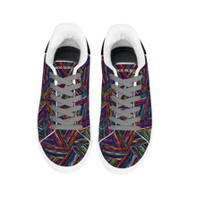 Load image into Gallery viewer, Mens Rubber Low Top Leather Sneakers