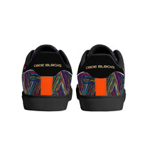 Load image into Gallery viewer, Mens Rubber Low Top Leather Sneakers