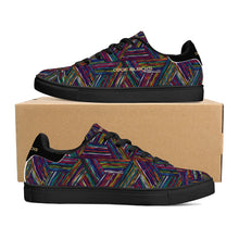 Load image into Gallery viewer, Mens Rubber Low Top Leather Sneakers