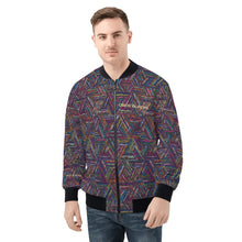 Load image into Gallery viewer, Mens All Over Print Zip Bomber Jacket
