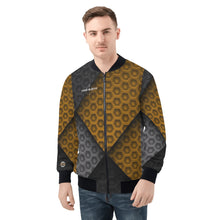 Load image into Gallery viewer, Mens All Over Print Zip Bomber Jacket