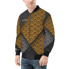 Load image into Gallery viewer, Mens All Over Print Zip Bomber Jacket