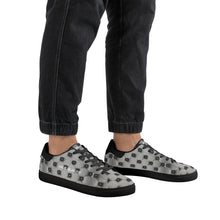 Load image into Gallery viewer, Mens Rubber Low Top Leather Sneakers