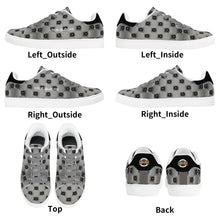 Load image into Gallery viewer, Mens Rubber Low Top Leather Sneakers
