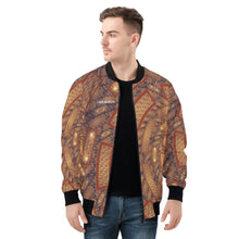 Load image into Gallery viewer, Mens All Over Print Zip Bomber Jacket