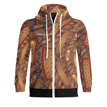 Load image into Gallery viewer, Adult Full Zip Turtleneck Hoodie Streetwear