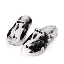 Load image into Gallery viewer, Leisure EVA Two-tone Hollow Out Clogs with Custom Name Logo Sandals