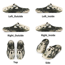 Load image into Gallery viewer, Leisure EVA Two-tone Hollow Out Clogs with Custom Name Logo Sandals