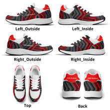 Load image into Gallery viewer, Adult Lightweight Brand Low Top Mesh and PU Platform Athletic Shoes WIth Personalized Logo /Name