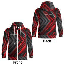 Load image into Gallery viewer, Adult Full Zip Turtleneck Hoodie Streetwear